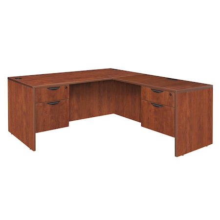 Regency Legacy L-Desks, 77 D X 29 H, 66 W X Wood, Cherry LLD663047CH